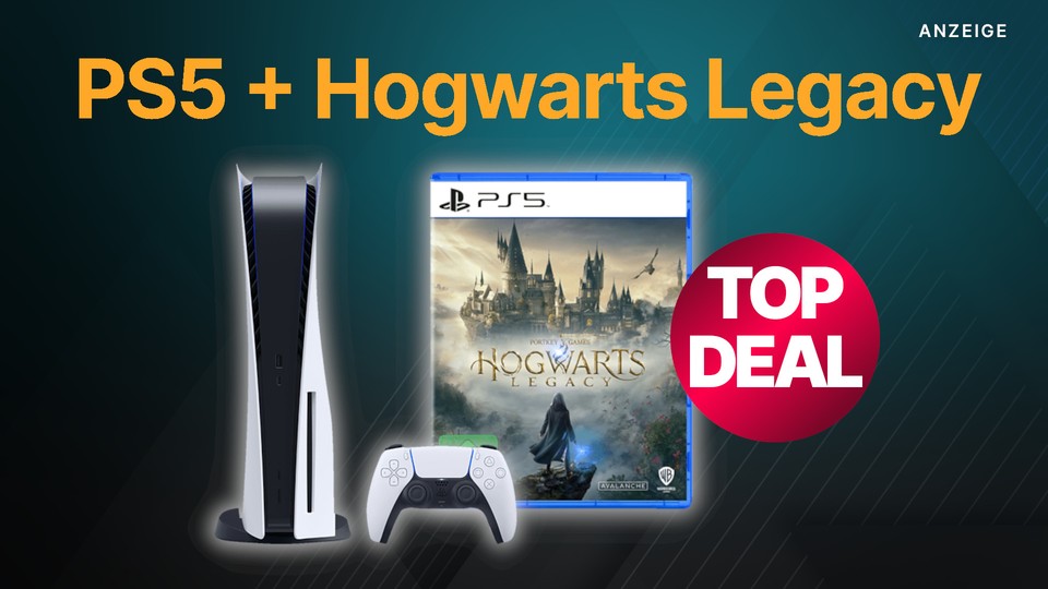 Bei MediaMarkt und Saturn könnt ihr die PS5 günstig mit Hogwarts Legacy abstauben.