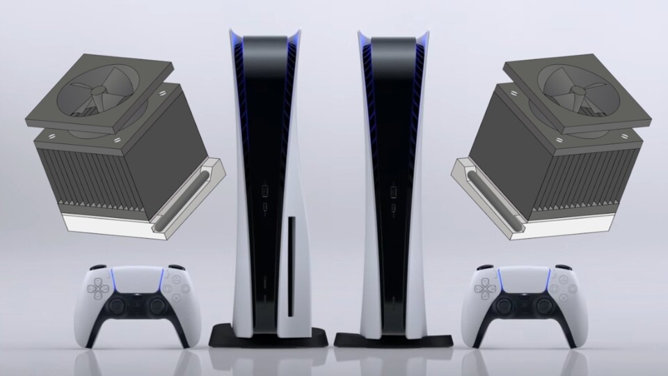 Die PS5 hat mindestens zwei Lüfter-Bauteile, die unterschiedlich laut sind.