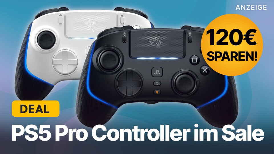 Bei Amazon könnt ihr euch gerade je nach Farbe 120€ oder 110€ Rabatt auf einen der besten PS5 Pro Controller sichern.