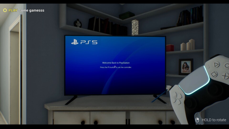 Der PS5 Simulator in Aktion.