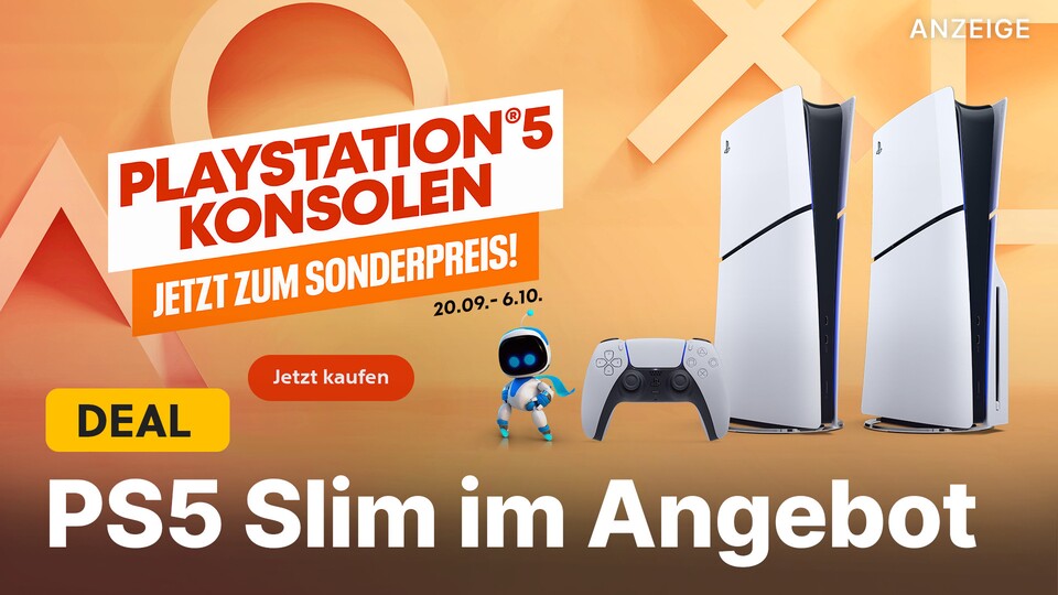 Falls ihr euch doch lieber die normale PS5 Slim holen möchtet, könnt ihr sie noch bis zum 6. Oktober im Angebot bekommen.