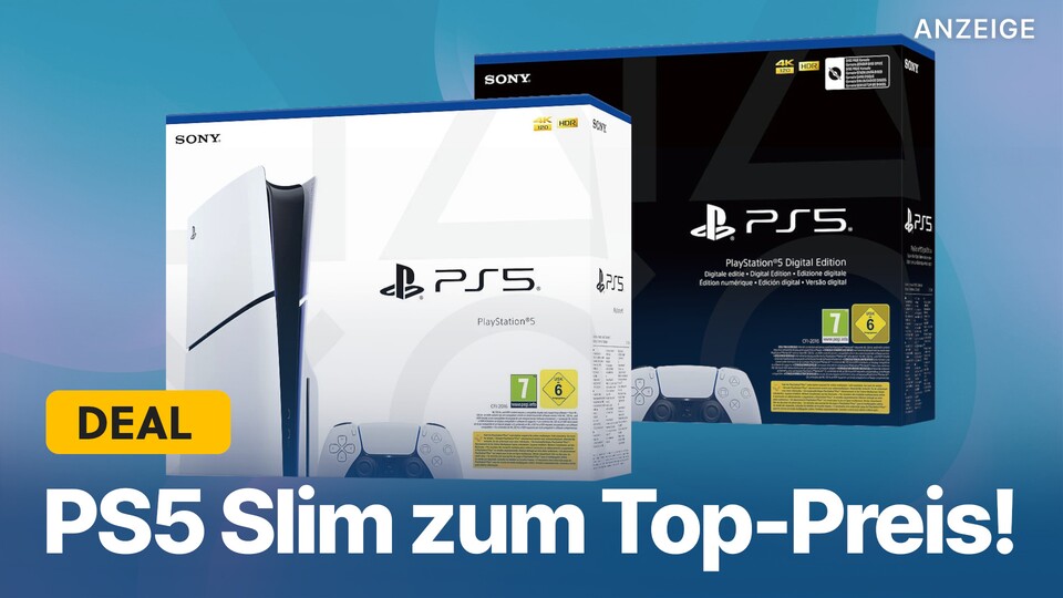 Wenn ihr die PS5 Slim günstig abstauben wollt, müsst ihr nicht unbedingt bis zum Amazon Prime Day 2024 warten.