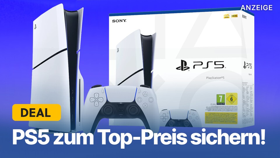 Durch die Days of Play bekommt ihr die PS5 Slim jetzt im Angebot. Ihr könnt euch die Konsole nicht nur einzeln, sondern auch in Bundles schnappen, durch die ihr extra spart.