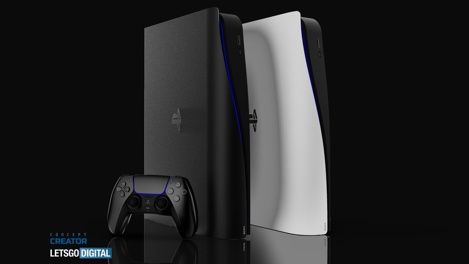 LetsGoDigital hat mit Concept Creator ein PS5 Slim-Konzept erstellt.