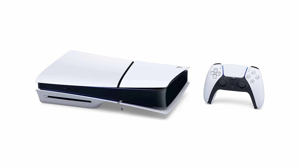 Im Gegensatz zur alten Version müsst ihr bei der PS5 Slim den Standfuß separat erwerben, sofern ihr sie aufstellen wollt.