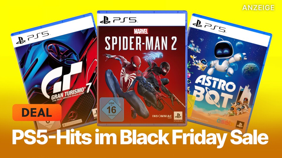 Ab jetzt gibt es endlich auch die großen, exklusiven PS5-Spiele im Black-Friday-Angebot.