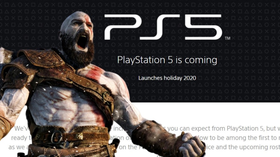 Sony hat die PS5-Website freigeschaltet. 