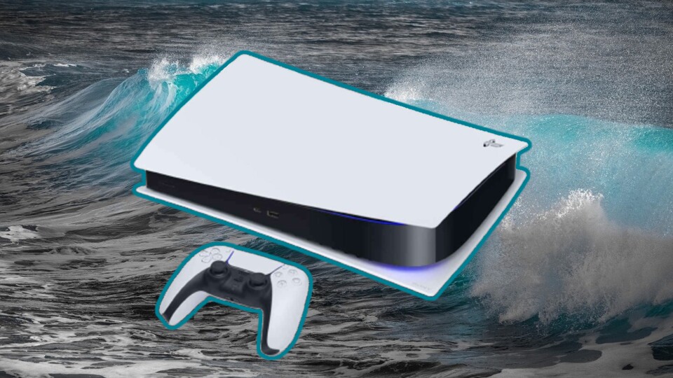 Das Meer trägt vielleicht neue PS5-Konsolen zu uns.
