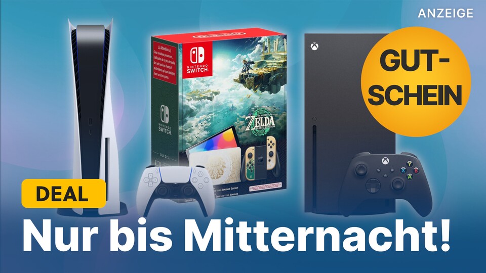 Bei eBay könnt ihr durch einen Gutschein gerade die PS5, die Xbox Series X und die Nintendo Switch günstig abstauben.