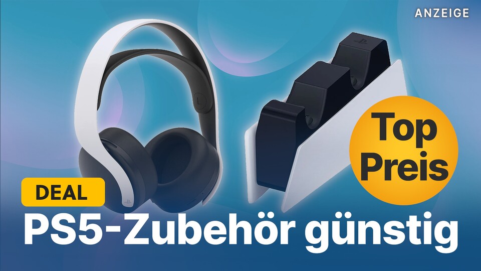 Durch eine Aktion namens PlayStation Mega Deals gibts gerade unter anderem bei Amazon die DualSense-Ladestation und das Sony Pulse 3D Wireless Headset günstig.