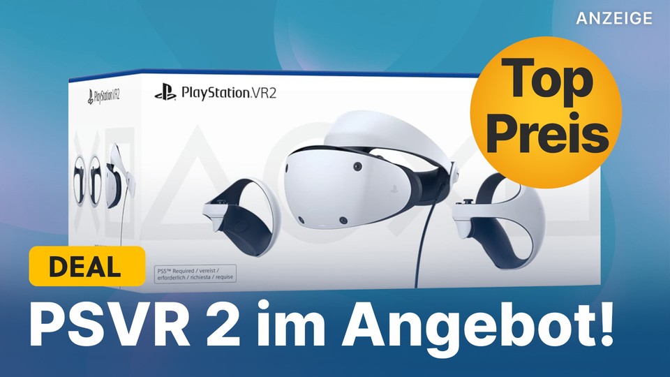 Mit PSVR2 könnt ihr euch ein Virtual-Reality-Headset der Spitzenklasse jetzt zum stark reduzierten Preis sichern.