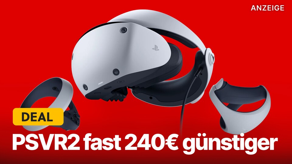 Bis Montag könnt ihr die VR-Brille PSVR2 zum Schnäppchenpreis abstauben.