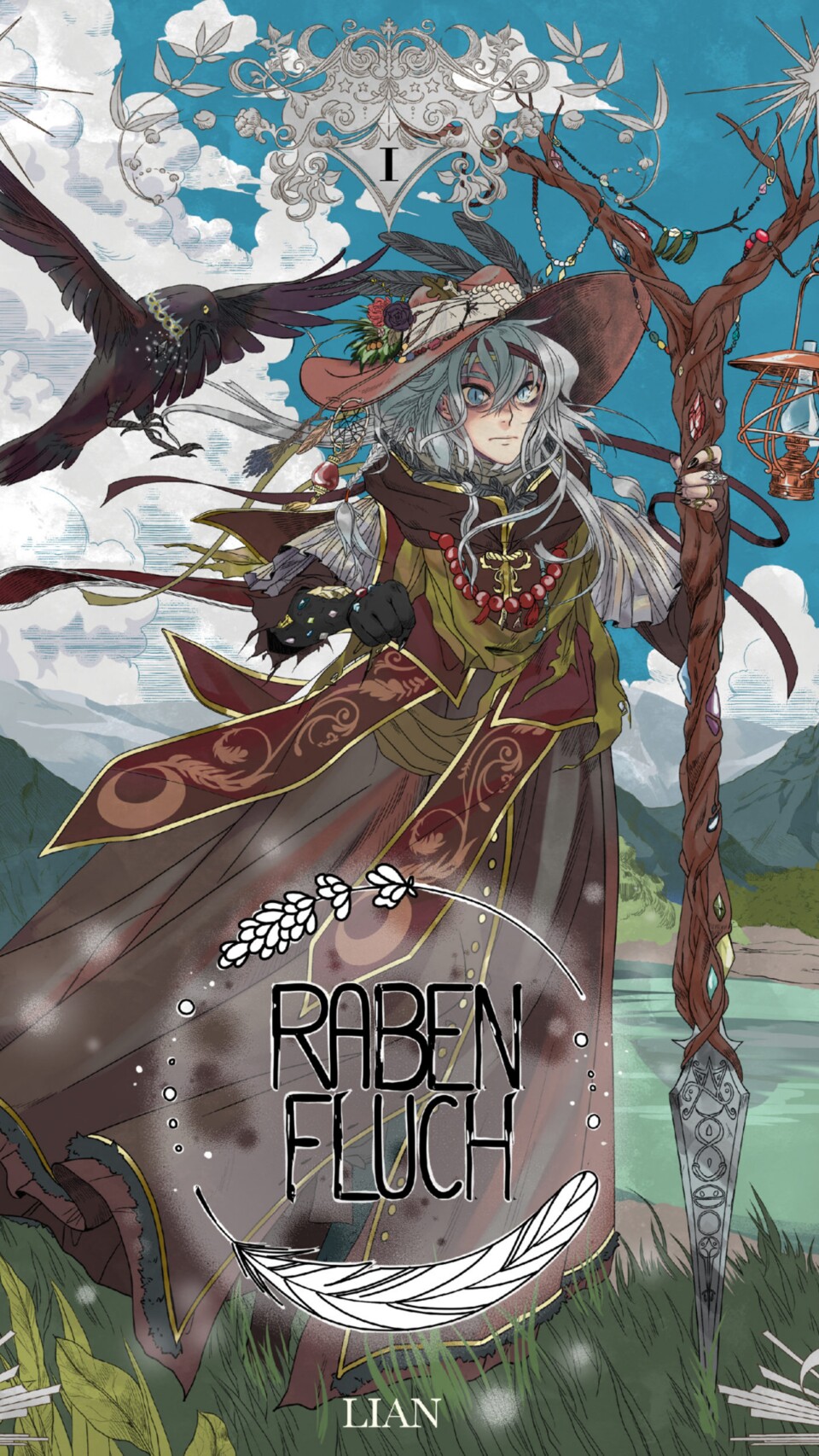 Die Fantasy-Boys-Love-Romanze Rabenfluch befasst sich mit politischen Intrigen und die Heilung von alten Traumata der Charaktere.(© Lisa Santrau aka LIAN)