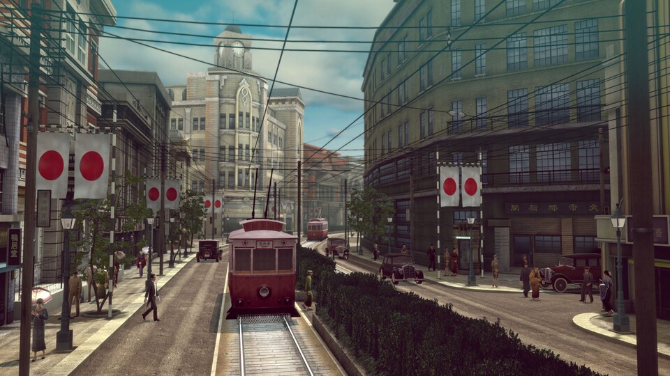 Das historische Tokyo der Vorkriegszeit ist in Raidou Remastered recht schick in Szene gesetzt.