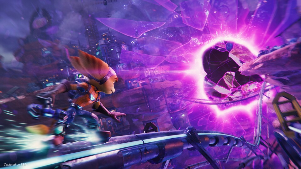 Ratchet & Clank: Rift Apart spielt mit unterschiedlichen Dimensionen.