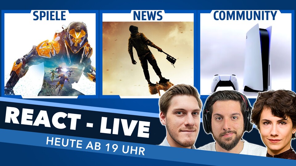 Heute in React Live geht's bei Michi, Jonas und Natascha um Spiele mit turbulenter Entwicklung.