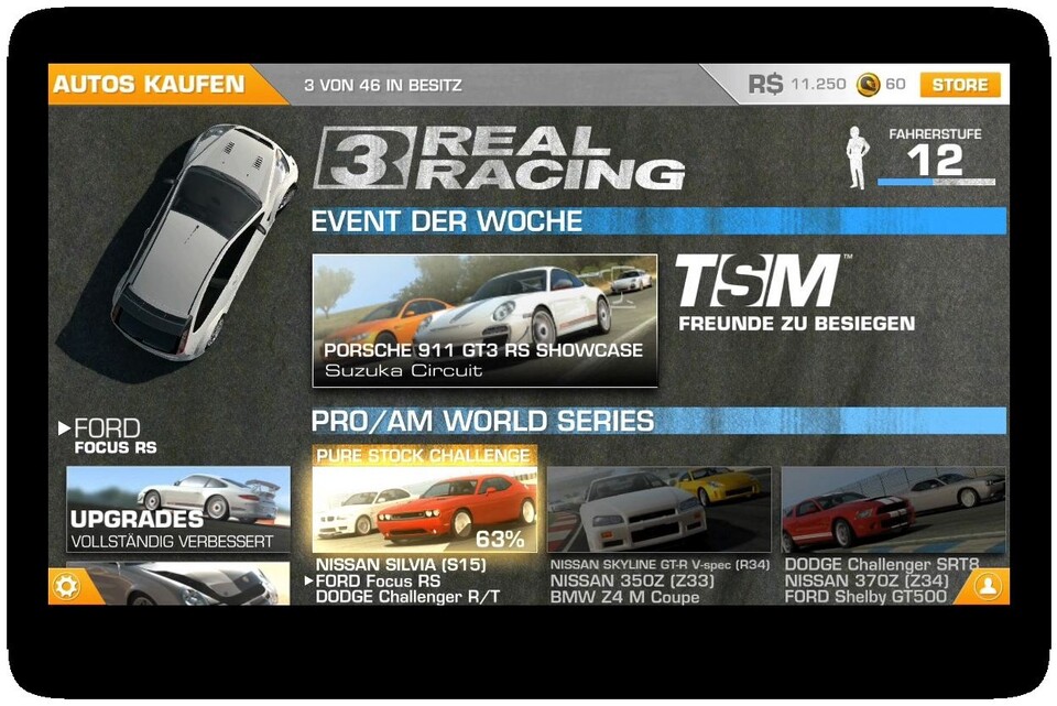 Mit Real Racing 3 setzt Electronic Arts voll aufs Free2Play-Modell.