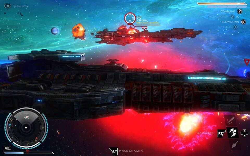 Volle Breitseite: In Rebel Galaxy ist das Universum flach und wir kämpfen wir bei alten Segelschiffen.