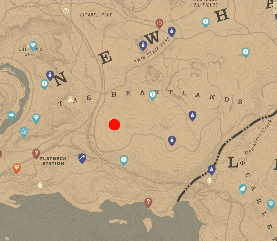 Ihr findet Deborah in den Heartlands, beim roten Punkt.