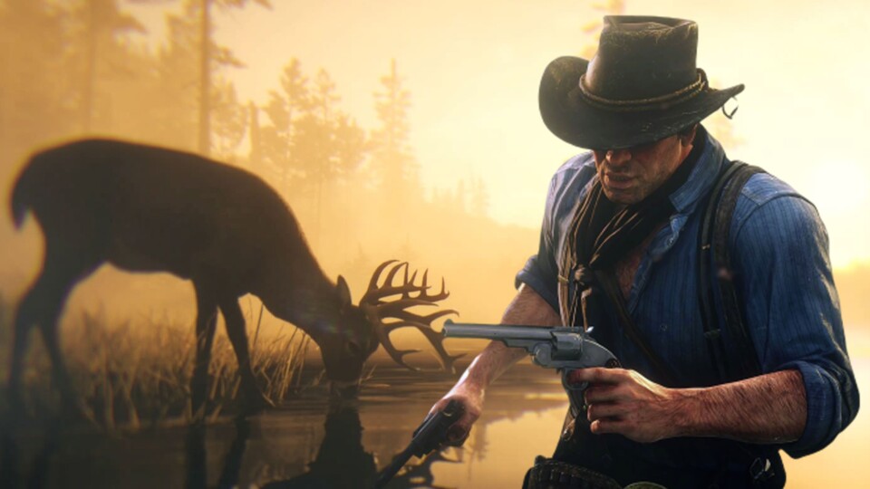 Red Dead Redemption 2 gibt mit seinem Moralsystem dem Hirsch – und auch dem Wolf – eine besondere Bedeutung.