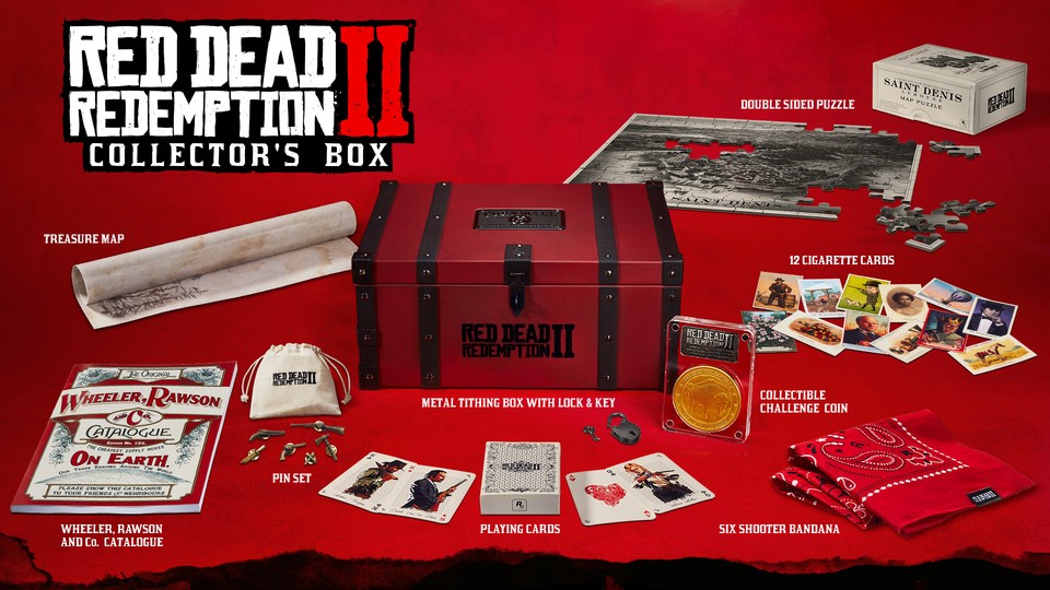 Die Collector's Box von Red Dead Redemption 2. 