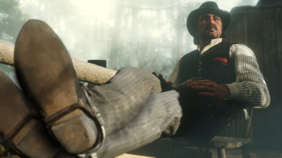 Keine Zeit zum Füße hochlegen: In einem Interview hieß es, Rockstar-Mitarbeiter hätten 100 Stunden pro Woche an Red Dead Redemption 2 gearbeitet.