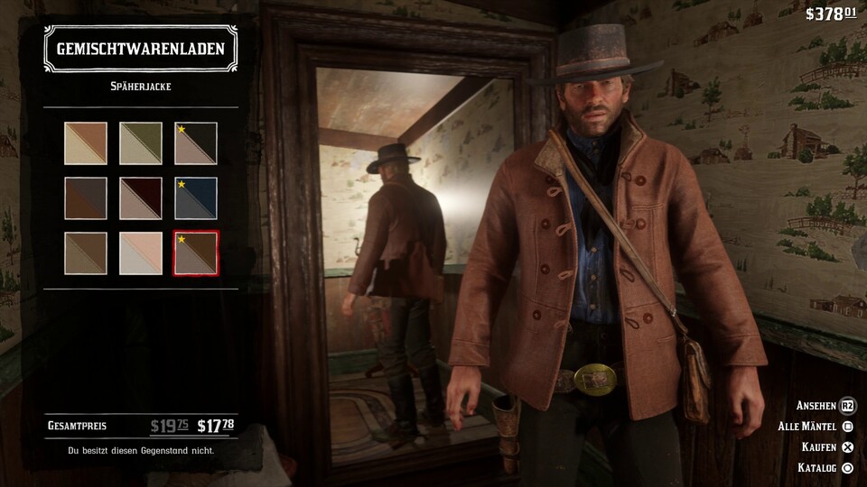 Neue Klamotten wie Jacken, Westen etc. werdet ihr garantiert auch in Red Dead Online für euren Charakter kaufen können. 