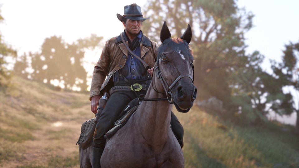 Red Dead Redemption 2 setzt unter anderem auf realistische Pferde.