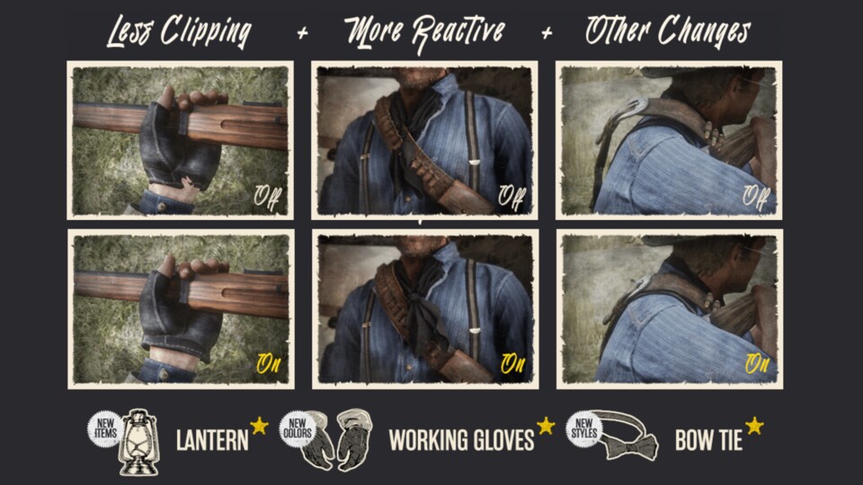 Das Clipping der Kleidung in RDR2 konnte einen schon mal aus der Western-Simulation rausholen.