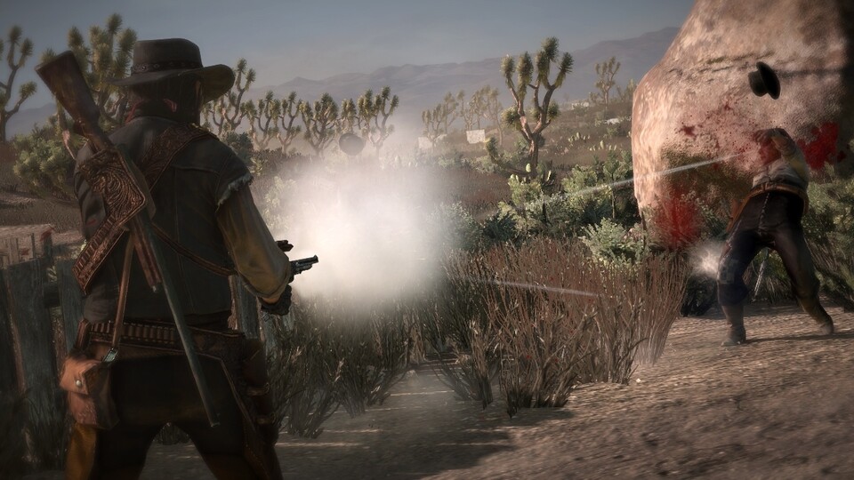 Red Dead Redemption: Der Dead-Eye-Modus ist vergleichbar mit Max Paynes Bullet-Time