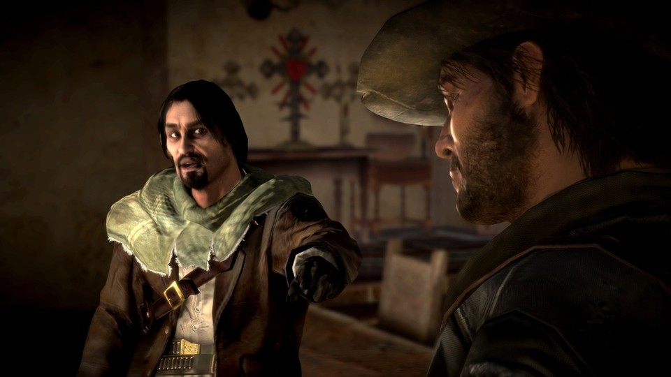 Red Dead Redemption: Rockstar-typisch trefft ihr auf jede Menge zwielichtige Charaktere