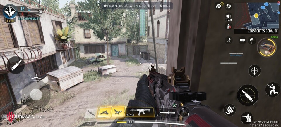 Der neue Standard im Mobile-Shooter-Genre: Die perfekte Abstimmung von überlegener Leistung und den reaktionsschnellen Schultertasten macht das REDMAGIC 11 Air zur perfekten Hardware für Call of Duty Mobile.