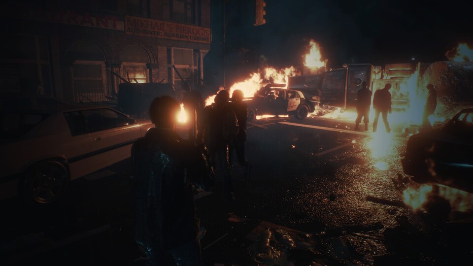 Alles steht in Flammen - In Raccoon City ist wortwörtlich die Hölle los.