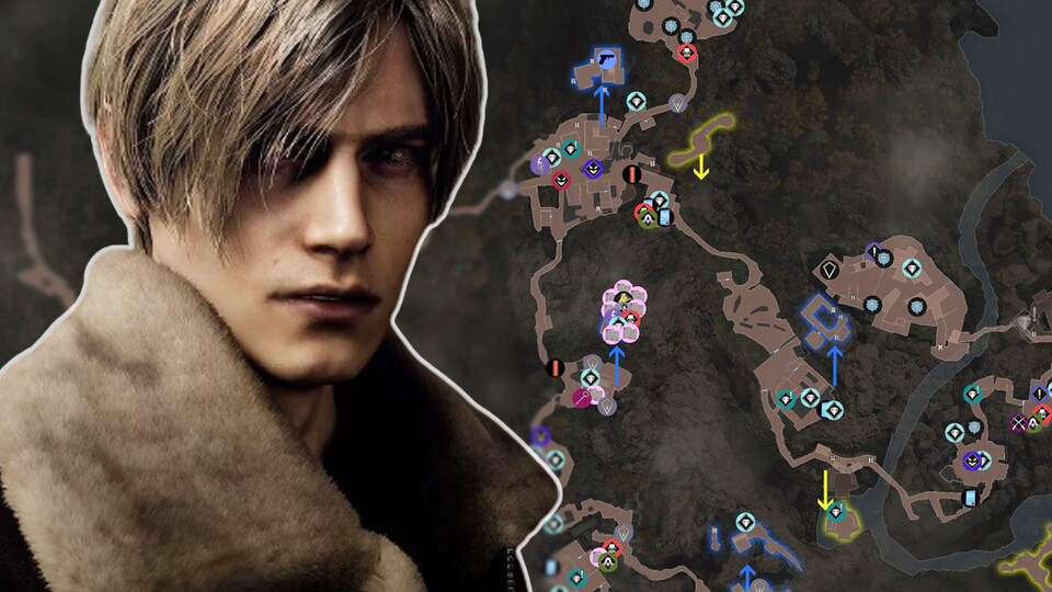 Diese Map zeigt euch die Geheimnisse in der Resident Evil 4-Spielwelt.
