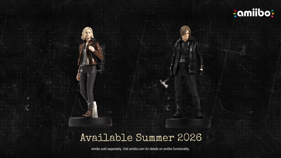 Grace und Leon kommen beide als amiibo im Sommer 2026, der Preis steht noch nicht fest.