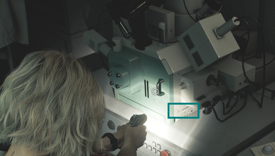 Hier versteckt sich der Hinweis.