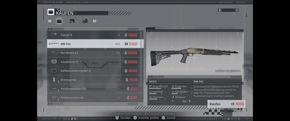 Die Werte der 990-TAC.