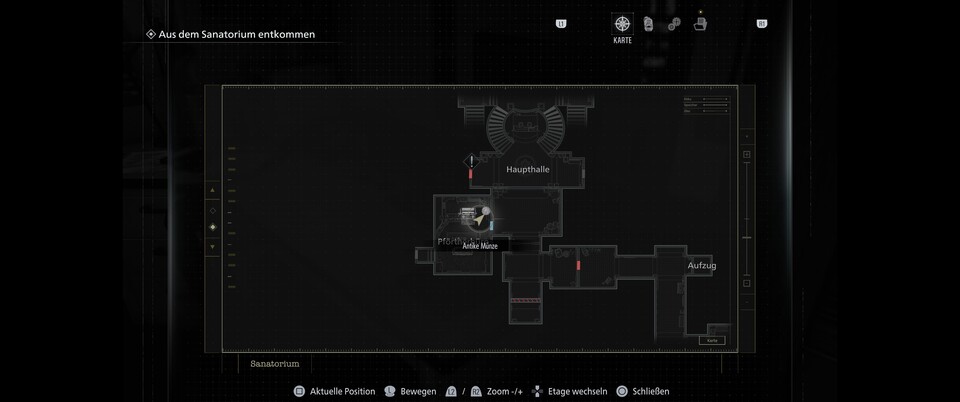 Hier gibt es nur eine Münze.