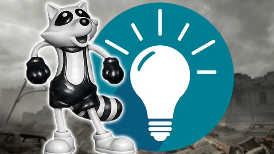 Natürlich darf das Maskottchen der Stadt auch in Raccoon City nicht fehlen.