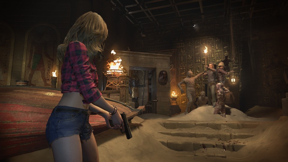 Resident Evil Resistance lässt euch in asymmetrischen Multiplayer-Matches gegeneinander antreten und bringt unter anderem die fiese Alex Wesker zurück.