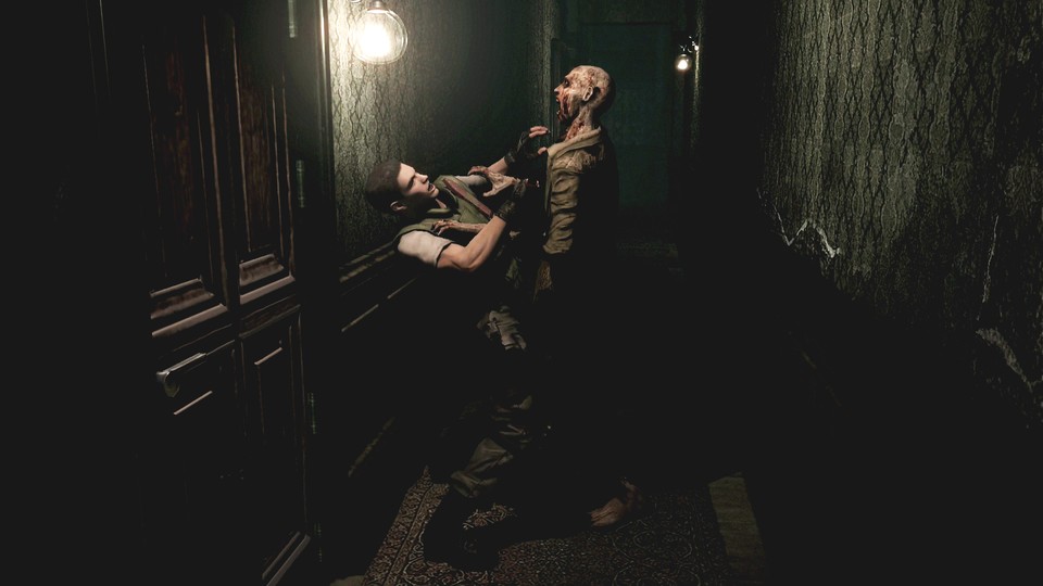 Weglaufen ist in Resident Evil 1 keine Schande - zu oft passieren sonst Situationen wie diese hier. 