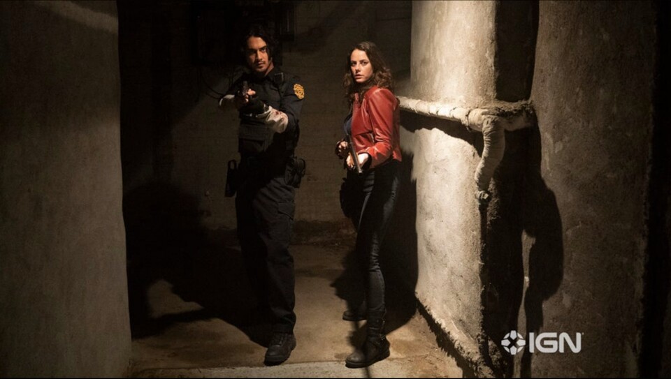 Leon S. Kennedy (Avan Jogia) und Claire Redfield (Kaya Scodelario) in Resident Evil: Welcome to Raccoon City (Bild: IGN/Constantin Film)