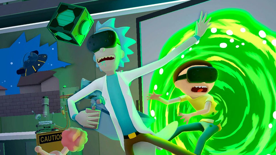 Auf Augenhöhe mit den Stars aus der TV-Serie. In Rick and Morty: Virtual Rick-ality werden wir zum treudoofen Handlager für den verrückten Forscher.