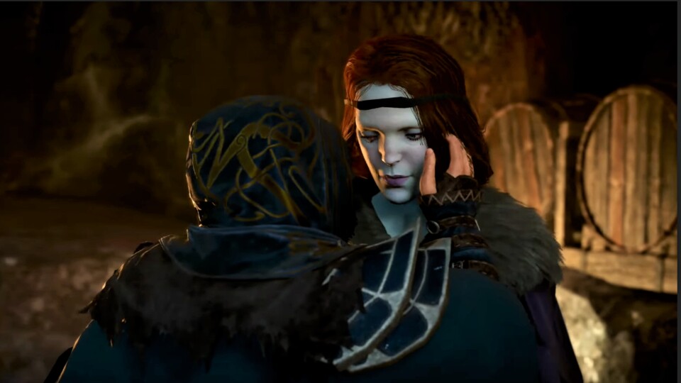 In Assassin's Creed: Valhalla kann Eivor nicht nur mit Menschen das Lager teilen. 