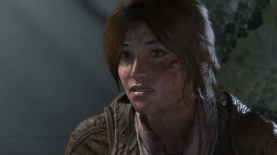 In Laras Gesicht zeichnen sich deutlich die Strapazen der jüngeren Vergangenheit in Form von Schmutz und Kratzern ab.