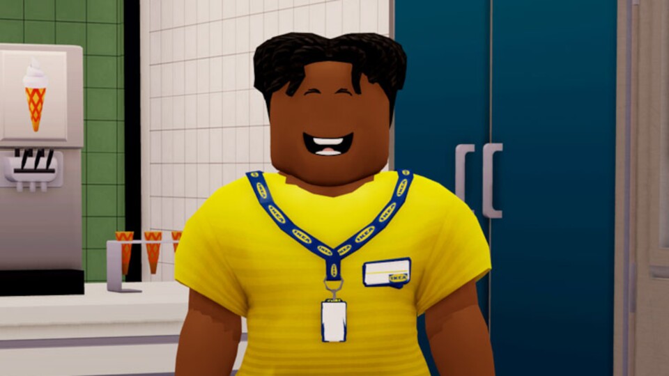 Durch die neuste Stellenausschreibung könnte das nicht nur eine Figur im Spiel Roblox sein, sondern ein waschechter IKEA-Mitarbeiter. (Bild: IKEA)