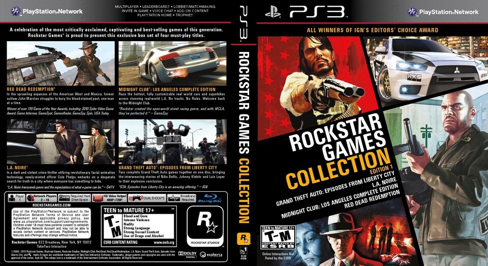 Das vermeintliche Cover von der Rockstar Games Collection.