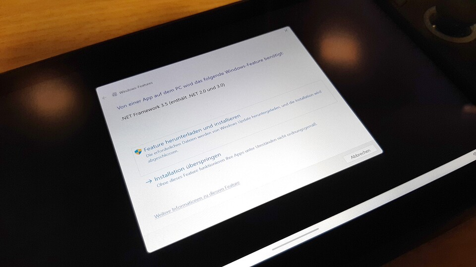 Die Installation eines Framework ist fast noch der beste Fall, denn es gibt noch viel nervigere Fenster, die beim Spielstart aufploppen können und dann erstmal Bastelei mit sich bringen.