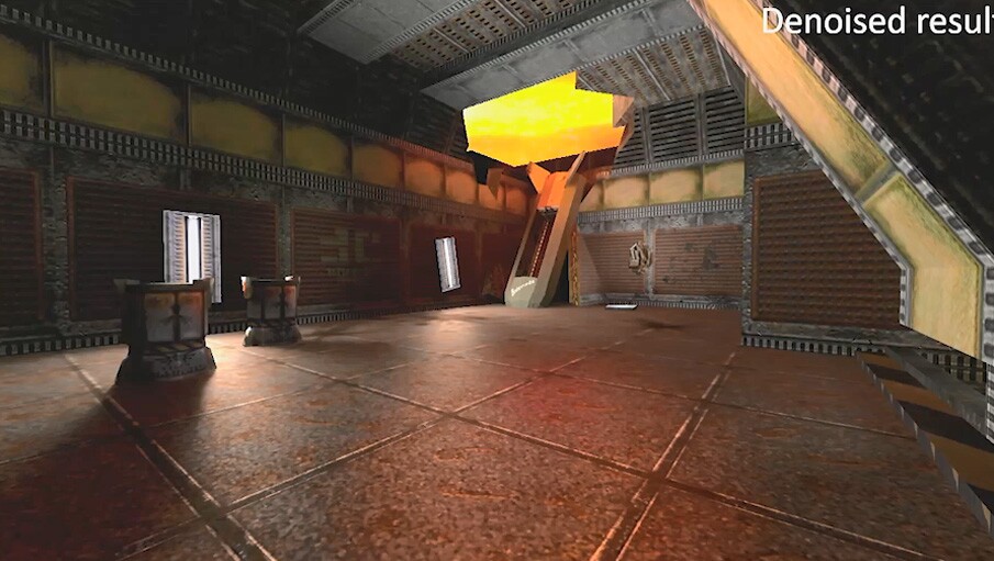 Quake 2 RTX mit De-Noise