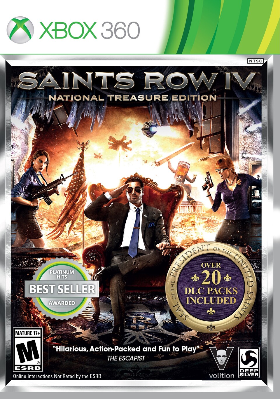 Die »National Treasure Edition« von Saints Row 4 enthält sämtliche bisher veröffentlichte DLCs.